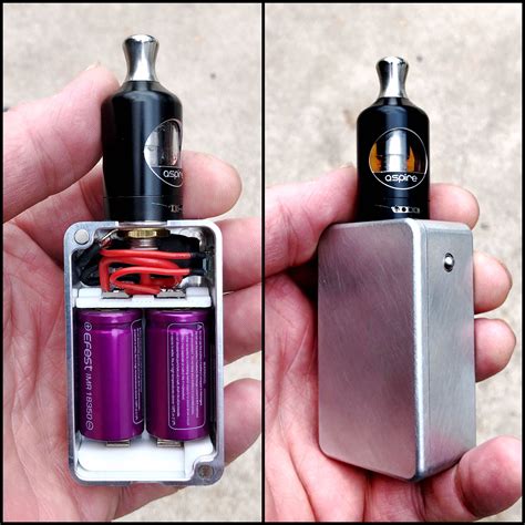 brushed metal box mod|Vape Box mod .